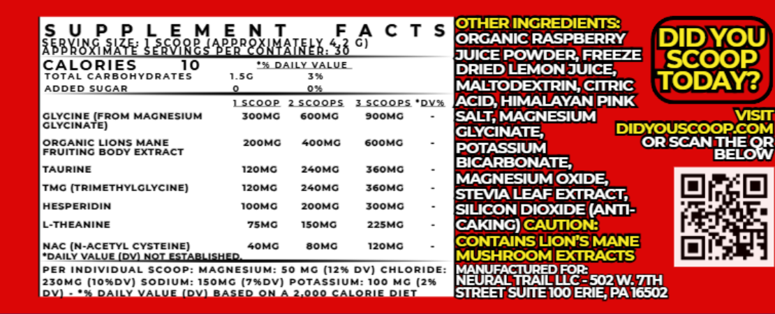 Mind Ascent Scoop Powder